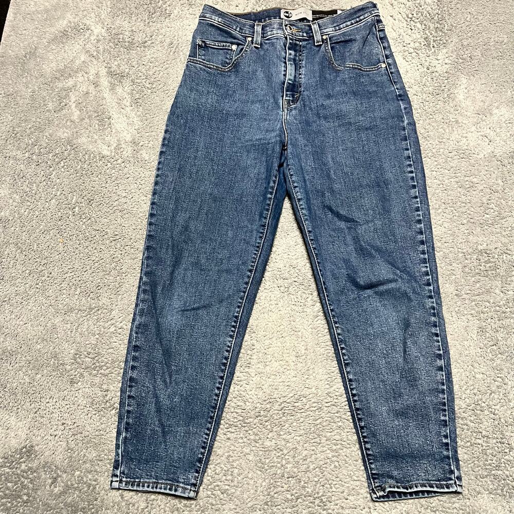 Silvertab Jeans Womens 30 (30x26) Mom High Rise Blue Denim Pants